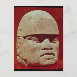 Kolossalkkopf, Olmec Postkarte