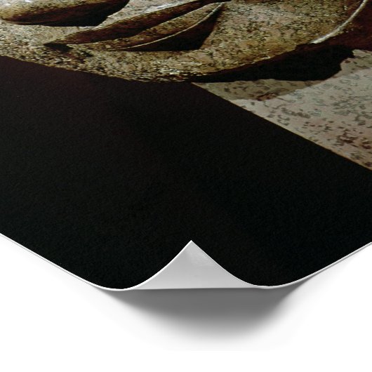 Kolossalleiter Amenhotep III, von al-Qurnah Poster (Ecke)