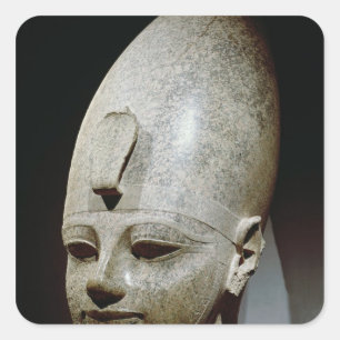 Kolossalleiter Amenhotep III, von al-Qurnah Quadratischer Aufkleber