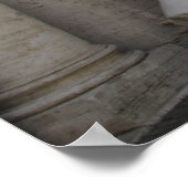 Kolossalstatue Constantine, Rom, 315-220 Poster (Ecke)