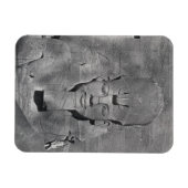 Kolossalstatue von Ramesses II in Abu Simbel, 1850 Magnet (Horizontal)