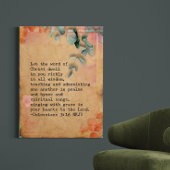 Kolosse 3:16 Canvas Wall Art 30 x 40 Leinwanddruck