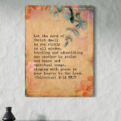 Kolosse 3:16 Canvas Wall Art 30 x 40 Leinwanddruck