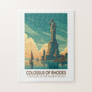 Kolosse von Rhodos Sieben Weltwunder der Kunst Puzzle