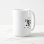 Kolosser 3:23 Inspirierender christlicher Ausspruc Kaffeetasse (VorderseiteRechts)