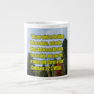 Kolosser 3:2-3 WEBU Tasse