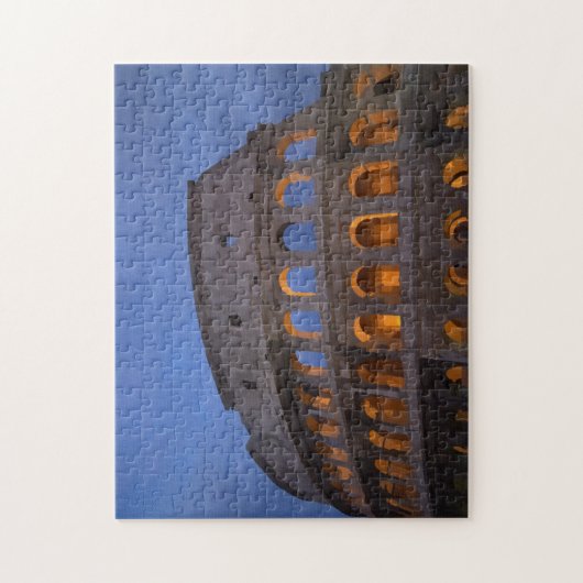Kolosseum am Abend Rom Italien Puzzle (Vertikal)