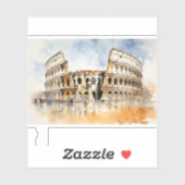 Kolosseum Aufkleber (Blatt)