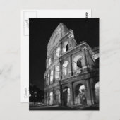 Kolosseum bei der Nachtpostkarte Postkarte (Vorne/Hinten)