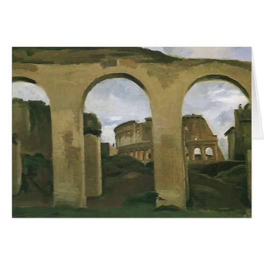 Kolosseum durch die Arkaden in Rom, Italien (Vorderseite (Horizontal))