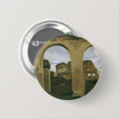Kolosseum durch die Arkaden in Rom, Italien Button (Vorne & Hinten)