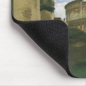 Kolosseum durch die Arkaden in Rom, Italien Mousepad (Ecke)