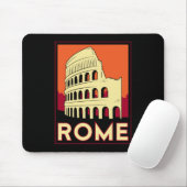 Kolosseum-Europas Roms Italien Vintage retro Reise Mousepad (Mit Mouse)