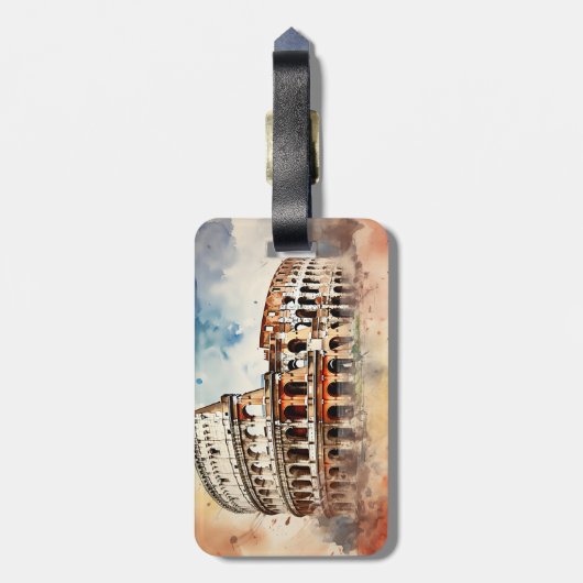 Kolosseum Gepäckanhänger (Rückseite vertikal)