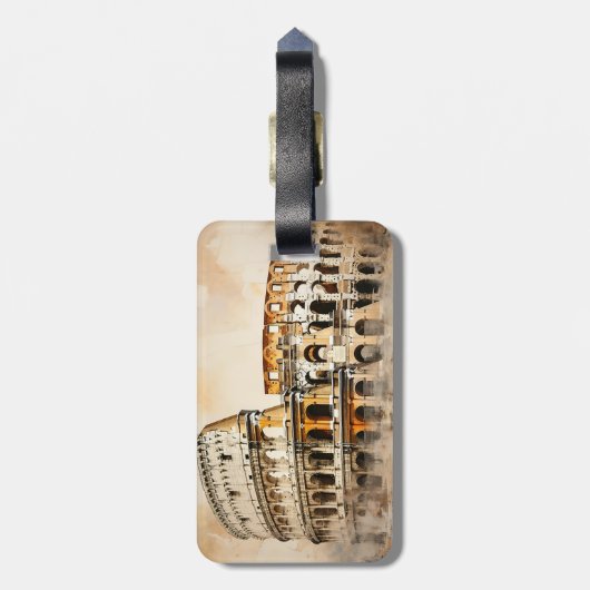 Kolosseum Gepäckanhänger (Rückseite vertikal)