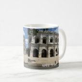 Kolosseum in Nimes, Frankreich Kaffeetasse (VorderseiteRechts)
