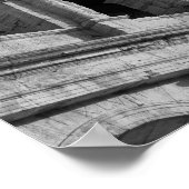 Kolosseum in Rom. Amphitheater Monumental Roman Poster (Ecke)