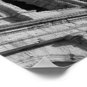 Kolosseum in Rom. Amphitheater Monumental Roman Poster (Ecke)