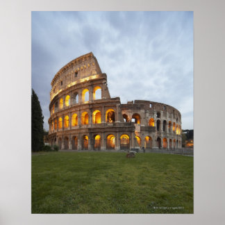 Kolosseum in Rom, Italien Poster