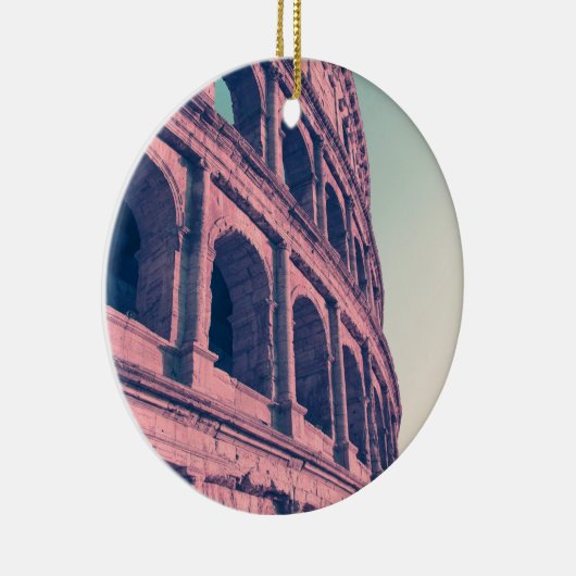 Kolosseum in Rom. Monumental, 3-stufig Keramik Ornament (Rechts)