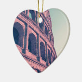 Kolosseum in Rom. Monumental, 3-stufig Keramikornament (Links)