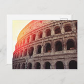 Kolosseum in Rom Postkarte (Vorne/Hinten)