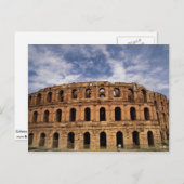 Kolosseum in Thysdrus, El Djem, Tunesien Postkarte (Vorne/Hinten)