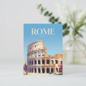 Kolosseum Italien Postkarte (Stehend Vorderseite)