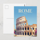 Kolosseum Italien Postkarte (Vorne/Hinten)