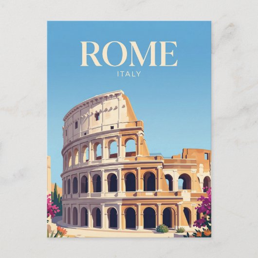 Kolosseum Italien Postkarte (Vorderseite)