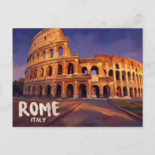 Kolosseum Italien Postkarte (Vorderseite)