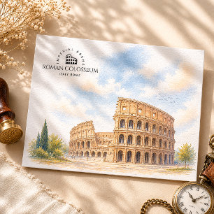 Kolosseum Italien Rom, Architektur Landschaft Feiertagspostkarte