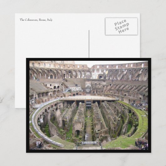 Kolosseum Postkarte (Vorne/Hinten)