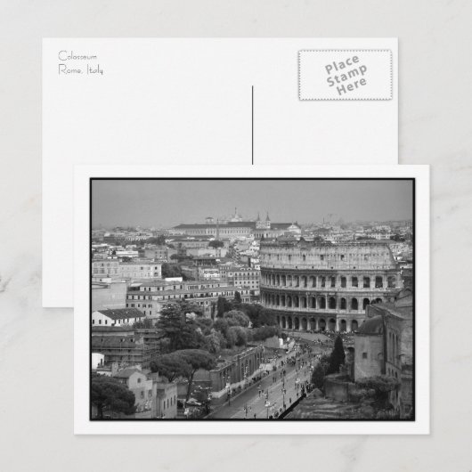 Kolosseum Postkarte (Vorne/Hinten)