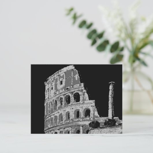 Kolosseum Postkarte (Stehend Vorderseite)