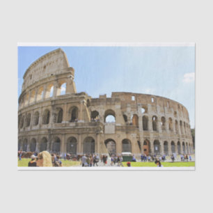 Kolosseum Postkarte Seidenpapier