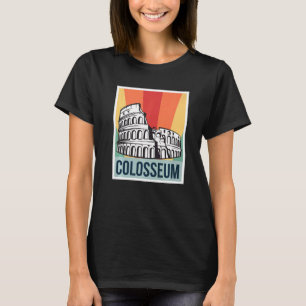Kolosseum Retro aus Rom Italien Die Römer T-Shirt