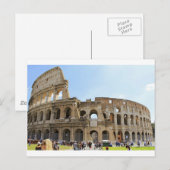 Kolosseum Rom Fotografie Postkarte (Vorne/Hinten)