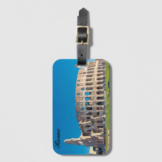 Kolosseum, Rom Gepäckanhänger (Vorderseite Vertikal)