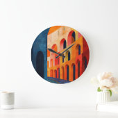 Kolosseum Rom Große Wanduhr (Zuhause)