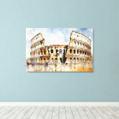 Kolosseum, Rom - Italien Canvas Print Leinwanddruck (Insitu (Holzboden))