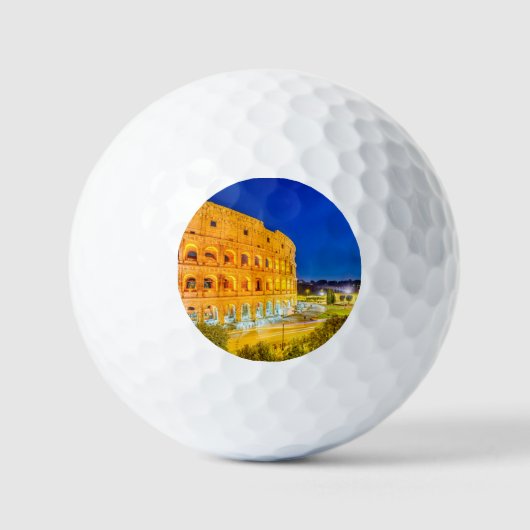 Kolosseum Rom Italien Golfball (Vorderseite)