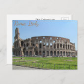 Kolosseum. Rom, Italien Postkarte (Vorne/Hinten)