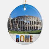 Kolosseum Rom Italien Reisen Foto Weihnachten Keramik Ornament (Links)