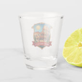 Kolosseum Rom Italien Schnapsglas (Rückseite)