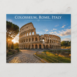 Kolosseum, Rom, Italien Sonnenaufgang Postkarte