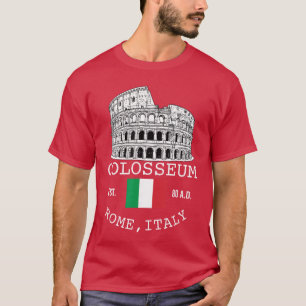 Kolosseum Rom Italien Souvenir mit italienischer F T-Shirt