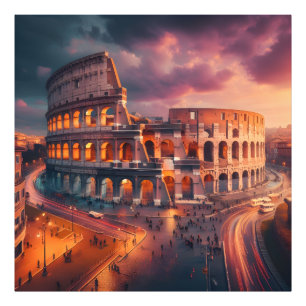 Kolosseum Rom Italien Vintage Reise Fotodruck