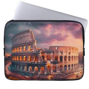 Kolosseum Rom Italien Vintage Reise Laptopschutzhülle