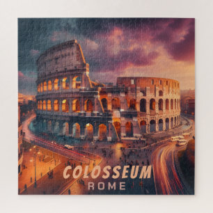 Kolosseum Rom Italien Vintage Reise Puzzle